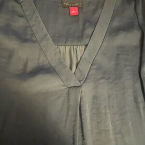 Vince Camuto Women's Rumpled Satin Blouse.
